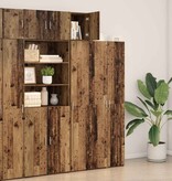 VidaXL Wandkast Oudhout 30 x 42,5 x 39,5 cm Bewerkt hout