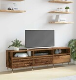 VidaXL TV-kast Oud Hout 150 x 30 x 45 cm Bewerkt hout