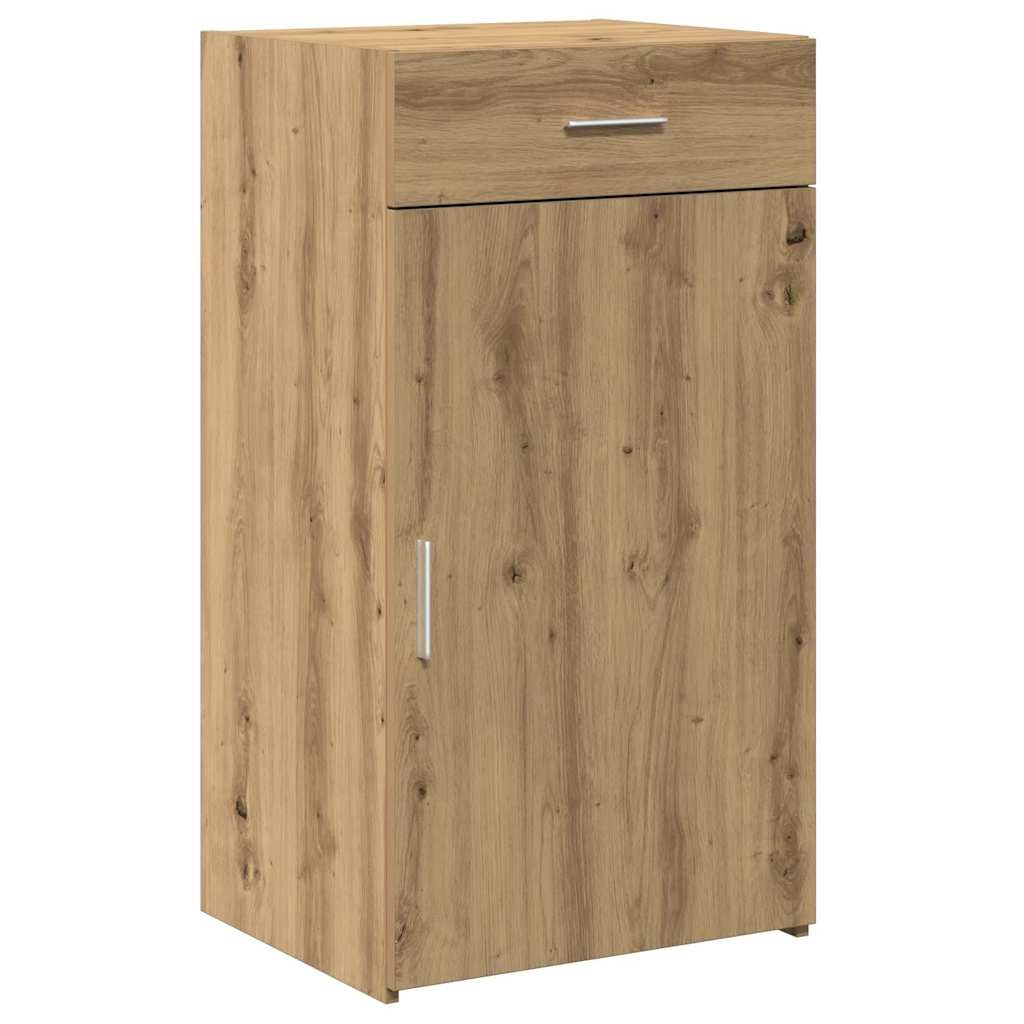 VidaXL Dressoir artisanaal eikenkleurig 50 x 42,5 x 93 cm Bewerkt hout
