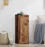 VidaXL Dressoir met lade Oud hout 30 x 42.5 x 93 cm Bewerkt hout