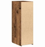 VidaXL Dressoir met lade Oud hout 30 x 42.5 x 93 cm Bewerkt hout