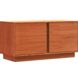 VidaXL TV-kast Wasbruin 80 x 35 x 40,5 cm Massief grenenhout