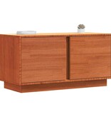 VidaXL TV-kast Wasbruin 80 x 35 x 40,5 cm Massief grenenhout