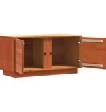 VidaXL TV-kast Wasbruin 80 x 35 x 40,5 cm Massief grenenhout