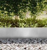 VidaXL Tuinrand 10 pcs Zilver 100 x 0.05 x 20 cm Gegalvaniseerd staal