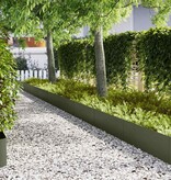 VidaXL Tuinrand 10 pcs Olijf Groen 100 x 0.05 x 20 cm