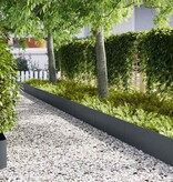 VidaXL Tuinrand 20 pcs Antraciet 100 x 0.05 x 20 cm Koudgewalst staal