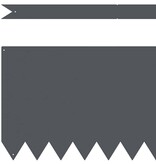 VidaXL Tuinrand 20 pcs Antraciet 100 x 0.05 x 20 cm Koudgewalst staal