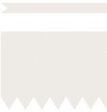 VidaXL Tuinrand 20 pcs Wit 100 x 0.05 x 20 cm Koudgewalst staal