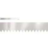 VidaXL Tuinrand 30 pcs Zilver 100 x 0.05 x 20 cm Roestvrij staal