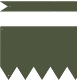 VidaXL Tuinrand 20 pcs Olijf Groen 100 x 0.05 x 20 cm