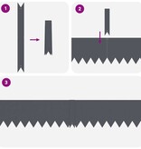 VidaXL Tuinrand 30 pcs Antraciet 100 x 0.05 x 20 cm Koudgewalst staal