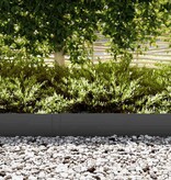 VidaXL Tuinrand 10 pcs Zwart 100 x 0.05 x 20 cm Koudgewalst staal