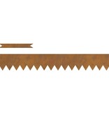 VidaXL Tuinrand 20 pcs Bruin 100 x 0.05 x 20 cm Cortenstaal