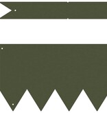 VidaXL Tuinrand 50 pcs Olijf Groen 100 x 0.05 x 20 cm