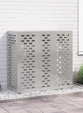 VidaXL Airconditioner hoes Zilver 110 x 50 x 105 cm Roestvrij staal
