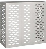 VidaXL Airconditioner hoes Zilver 110 x 50 x 105 cm Roestvrij staal