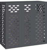 VidaXL Airconditioner hoes Antraciet 110 x 50 x 105 cm Staal