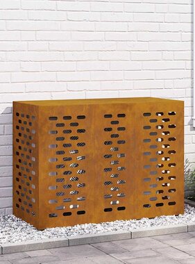 VidaXL Airconditioner hoes Roestig 110 x 50 x 80 cm Cortenstaal