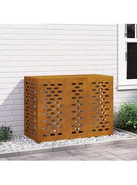 VidaXL Airconditioner hoes Roestig 110 x 50 x 80 cm Cortenstaal