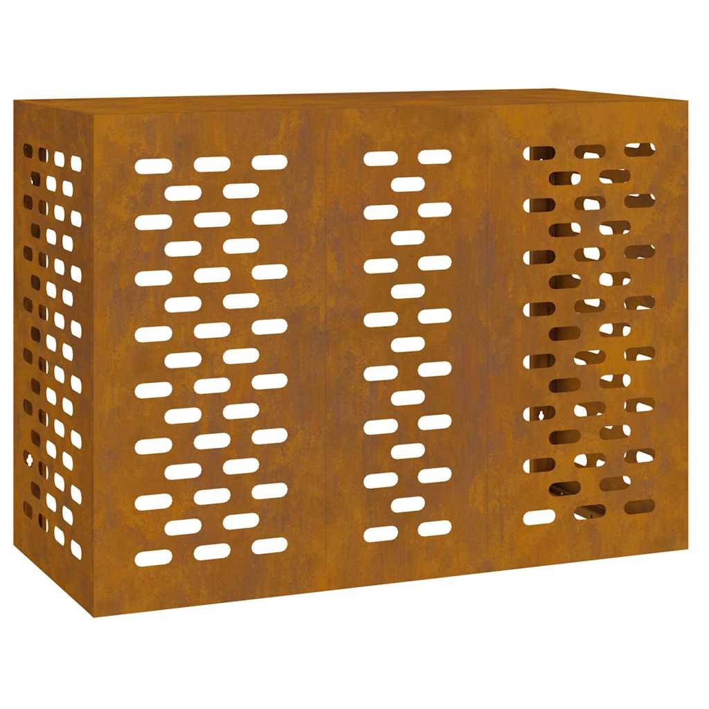 VidaXL Airconditioner hoes Roestig 110 x 50 x 80 cm Cortenstaal