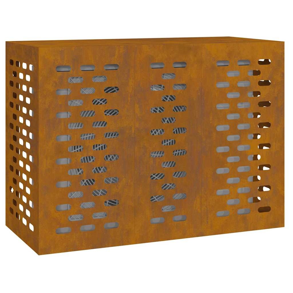 VidaXL Airconditioner hoes Roestig 110 x 50 x 80 cm Cortenstaal