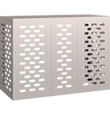 VidaXL Airconditioner hoes Roestig 110 x 50 x 80 cm Cortenstaal