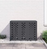 VidaXL Airconditioner hoes Antraciet 110 x 50 x 80 cm Staal