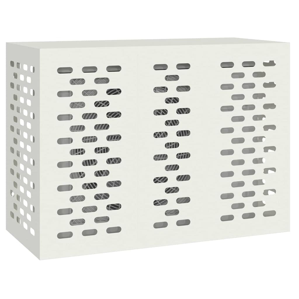 VidaXL Airconditioner hoes Wit 110 x 50 x 80 cm Staal