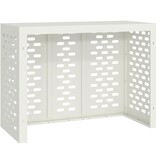 VidaXL Airconditioner hoes Wit 110 x 50 x 80 cm Staal