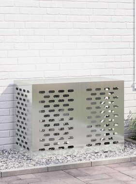 VidaXL Airconditioner hoes Zilver 100 x 50 x 70 cm