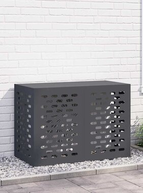 VidaXL Airconditioner hoes Antraciet 100 x 50 x 70 cm Staal