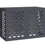 VidaXL Airconditioner hoes Antraciet 100 x 50 x 70 cm Staal