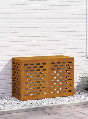 VidaXL Airconditioner hoes Roestig 90 x 40 x 60 cm Cortenstaal