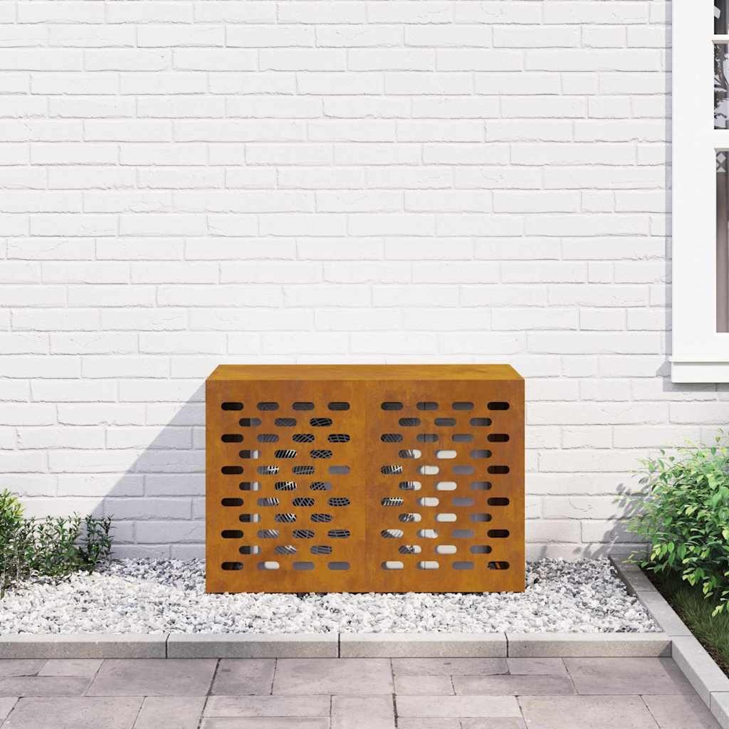 VidaXL Airconditioner hoes Roestig 90 x 40 x 60 cm Cortenstaal
