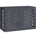 VidaXL Airconditioner hoes Antraciet 90 x 40 x 60 cm Staal