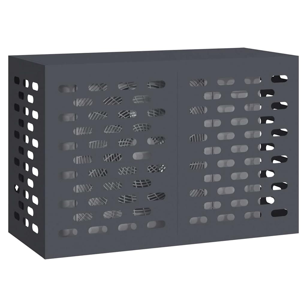 VidaXL Airconditioner hoes Antraciet 90 x 40 x 60 cm Staal