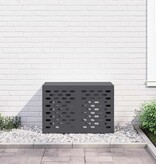 VidaXL Airconditioner hoes Antraciet 90 x 40 x 60 cm Staal