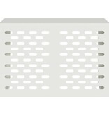 VidaXL Airconditioner hoes Wit 90 x 40 x 60 cm Staal