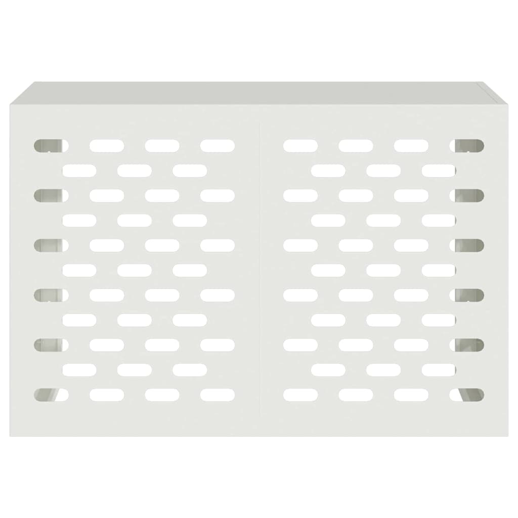 VidaXL Airconditioner hoes Wit 90 x 40 x 60 cm Staal