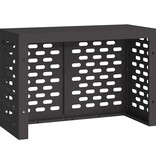 VidaXL Airconditioner hoes Zwart 90 x 40 x 60 cm Staal