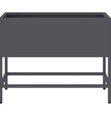 VidaXL Verhoogde Tuin Plantbak Antraciet 60 x 26 x 45 cm Staal