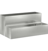 VidaXL Tuin Bloempot Zilver 100 x 60 x 45 cm Gegalvaniseerd staal