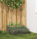 VidaXL Tuin Bloempot Olijf Groen 90 x 90 x 35 cm Koudgewalst staal