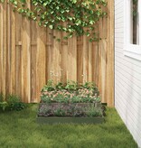 VidaXL Tuin Bloempot Olijf Groen 90 x 90 x 35 cm Koudgewalst staal