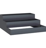 VidaXL Tuin Bloempot Antraciet 90 x 90 x 35 cm Koudgewalst staal