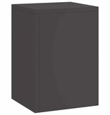 VidaXL Plantenstandaard 3 pcs Zwart Staal