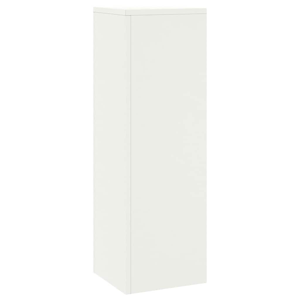 VidaXL Plantenstandaard 2 pcs Wit 24 x 24 x 75 cm Staal