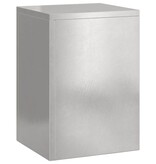 VidaXL Plantenstandaard 2 pcs Zilver 24 x 24 x 35 cm Roestvrij staal
