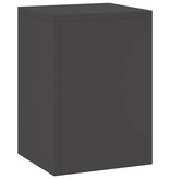 VidaXL Plantenstandaard 2 pcs Zwart 24 x 24 x 35 cm Staal